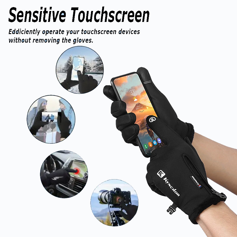 قفازات شتوية مقاومة للماء وحرا - مراجعة Ski Glove Waterproof وسعره