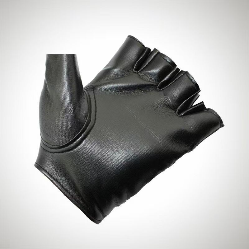 قفازات رجالية نصفية الأصابع من - مراجعة Leather Driving Glove وسعره