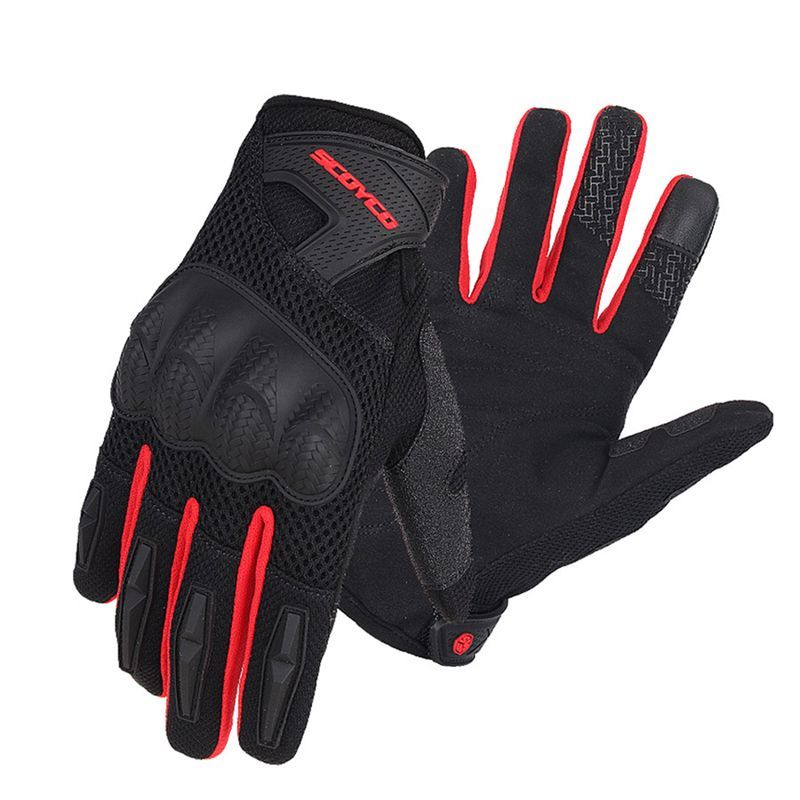 Scoyco قفازات ركوب الدراجات ال - مراجعة Motorcycle Glove Knuckle وسعره
