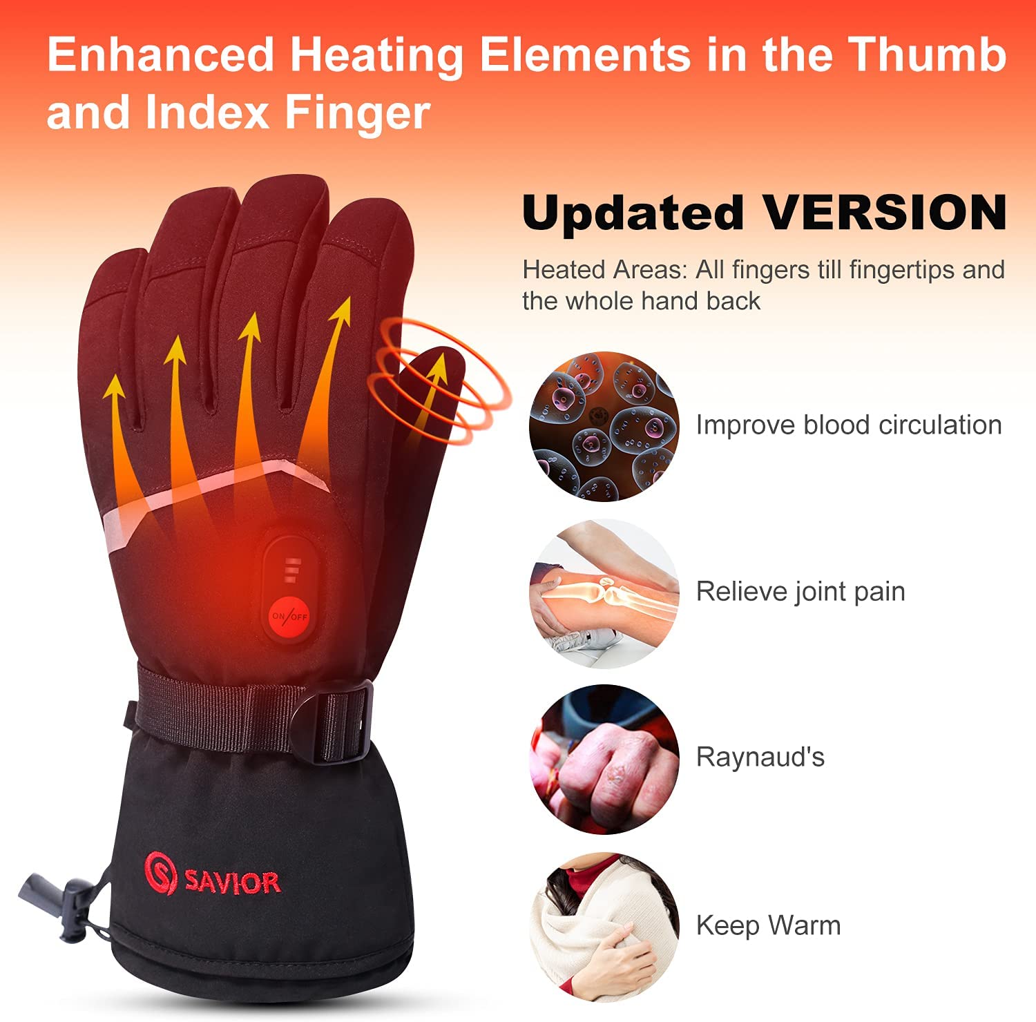 قفازات تزلج حرارية لأيل الثلج  - مراجعة Ski Glove Waterproof وسعره