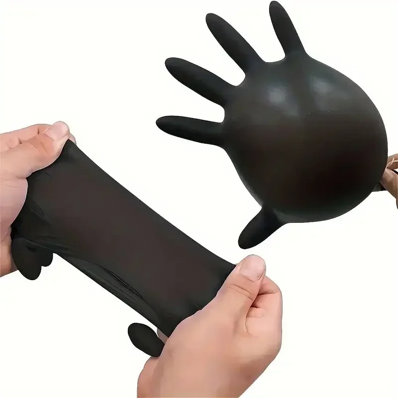 قفازات سوداء للاستخدام مرة واح - مراجعة Latex Disposable Glove وسعره